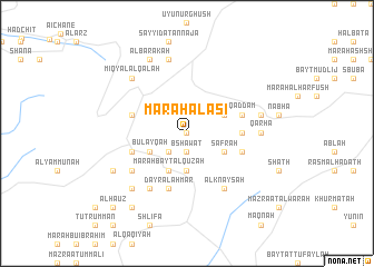 map of Marāḩ al ‘Aşī