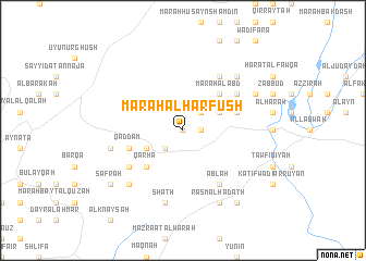 map of Marāḩ al Ḩarfūsh