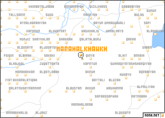 map of Marāḩ al Khawkh