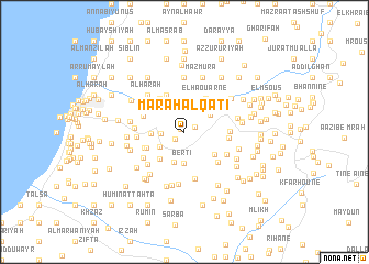 map of Marāḩ al Qāţi‘