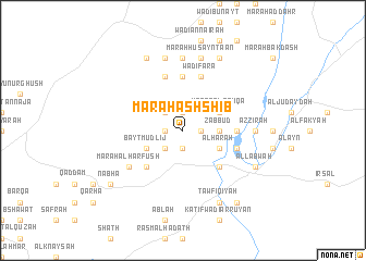 map of Marāḩ ash Shi‘b