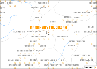 map of Marāḩ Bayt al Quzaḩ