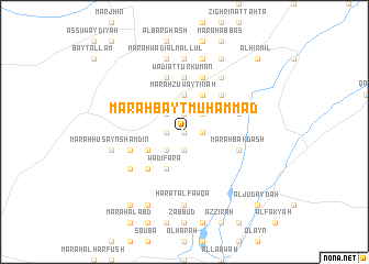 map of Marāḩ Bayt Muḩammad