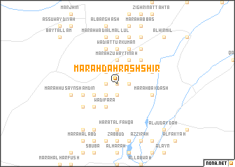 map of Marāḩ Ḑahr ash Shīr