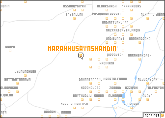 map of Marāḩ Ḩusayn Shamdīn