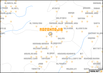 map of Marāḩ Najīb