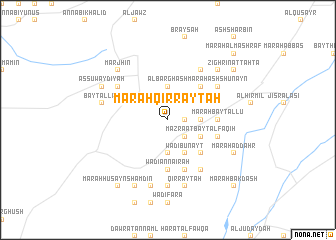 map of Marāḩ Qirrayţah