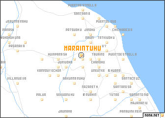 map of Maráintuhu