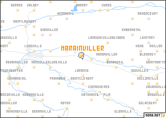 map of Marainviller