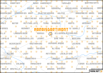 map of Marais dʼArtimont