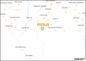 map of Marajá