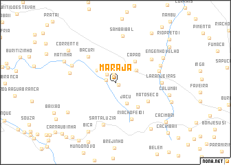 map of Marajá