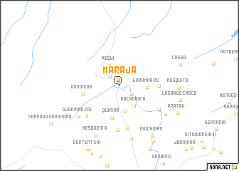 map of Marajá
