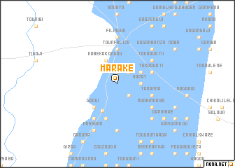 map of Maraké