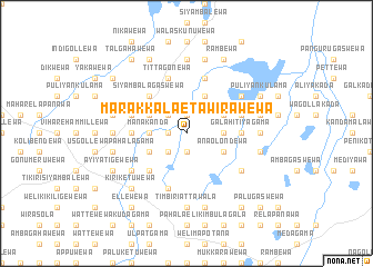 map of Marakkala Etawirawewa