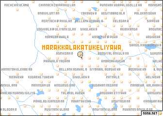 map of Marakkala Katukeliyawa