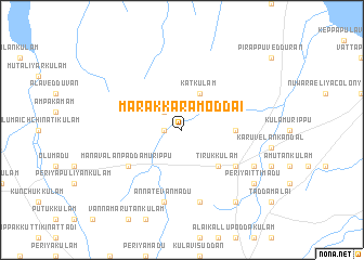 map of Marakkaramoddai