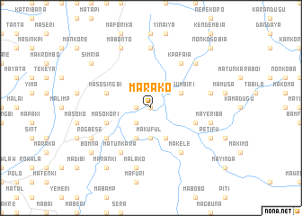map of Marako