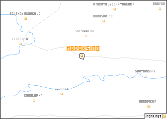 map of Maraksino