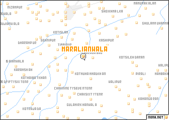 map of Marāliānwāla