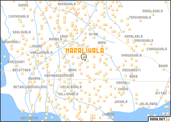 map of Marālīwāla
