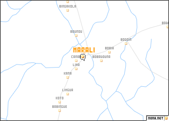 map of Marali