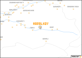 map of Maralköy