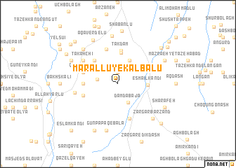 map of Mārāllū-ye Kalbalū