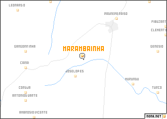 map of Marambainha