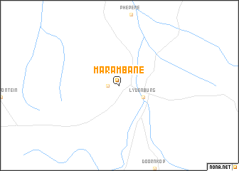 map of Marambane