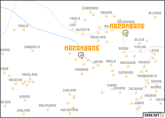 map of Marambane