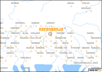 map of Marambanja