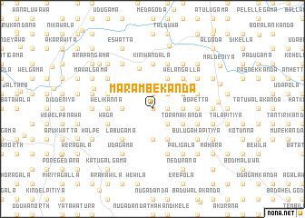 map of Marambekanda