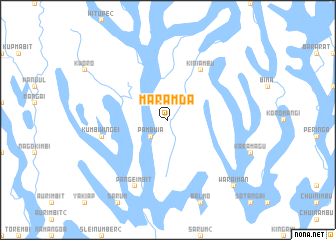 map of Maramda