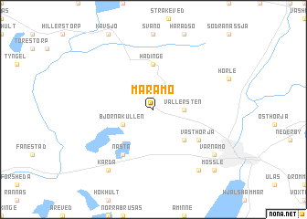 map of Maramö
