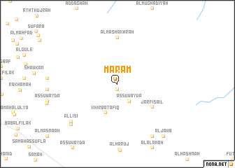 map of Marām