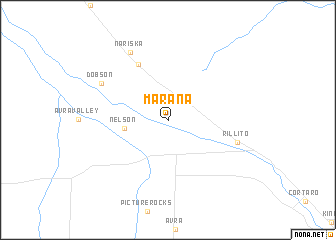 map of Marana