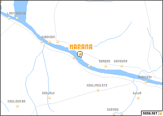 map of Marana