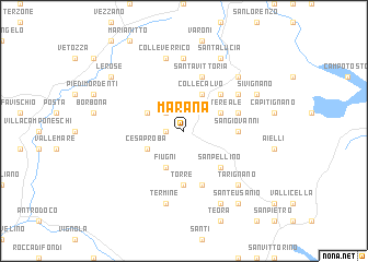 map of Marana