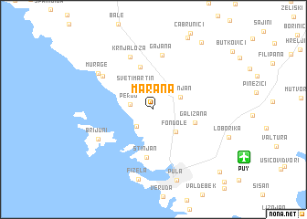 map of Marana