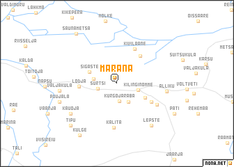 map of Marana
