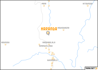 map of Maranda