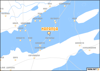 map of Maranda