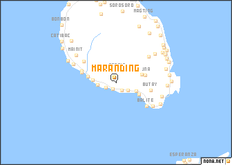 map of Maranding