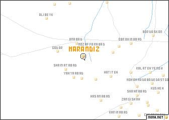 map of Mār Andīz
