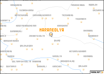 map of Marān-e ‘Olyā