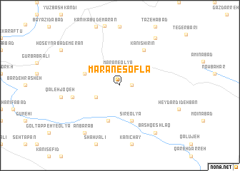 map of Marān-e Soflá