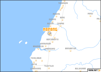 map of Marang