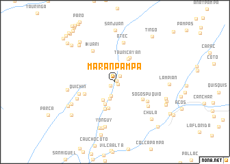 map of Maran Pampa