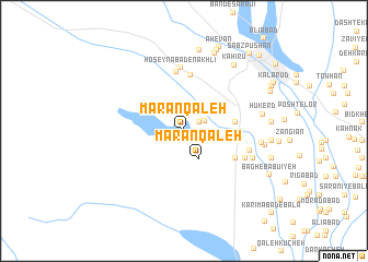 map of Mārān Qal‘eh
